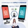 Micrófono Inalámbrico Solapa 2 Pack | 20m Largo Alcance | Plug&Play para iPhone, Android, iPad, PC | Sonido Profesional,
