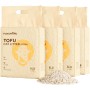 FUKUMARU Arena de Tofu para Gatos 10.8kg - Arena aglomerante para Gatos, Mezcla de pellets de maíz, Libre de Polvo y fácil de