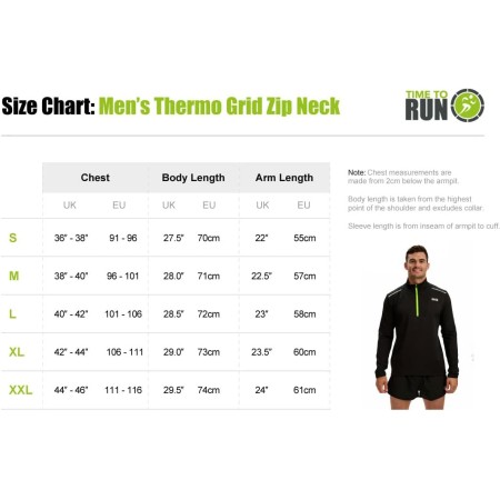 Time To Run Men's Lightweight Long Sleeve Mesh Neck Zip Thermal Running Gym Sweatshirt