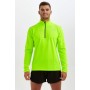 Time To Run Men's Lightweight Long Sleeve Mesh Neck Zip Thermal Running Gym Sweatshirt