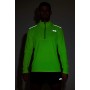 Time To Run Men's Lightweight Long Sleeve Mesh Neck Zip Thermal Running Gym Sweatshirt