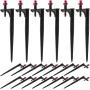 40 Emisores de Riego para Jardinería, Goteros de Riego Profesionales, Kit de Riego por Goteo, Gotero de Riego de Plástico ABS