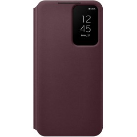 Samsung Official S22 Smart Clear View Cover Burgundy