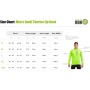 Time To Run Men's Thermal Running Shirt for Winter Long Sleeves, Pocket and Zipper on the Neck