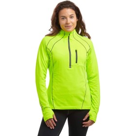 Time To Run Thermal Running Shirt for Winter Long Sleeve, Pocket and Zipper On The Neck