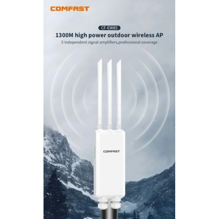Comfast 1300Mbps punto de acceso al aire libre 2,4G y 5,8 GHz Gigabit 