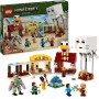 LEGO Minecraft El Ataque a la Aldea del Globo de Ghast, Set de Construcción con Casa de Steve de Juguete para Niños y Gamers,