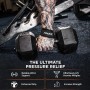 RDX Straps Gym Correas Levantamiento de Pesas, 5MM Neopreno Soporte de Muñeca Acolchado, Muñequeras Lifting Strap, Powerlifting