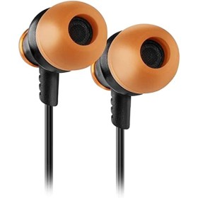 KROM Gaming KINEAR - Auriculares in-Ear, Sonido Stereo, Fabricado en Aluminio, Sistema Push to Talk y micrófono Integrado, PC,
