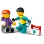 LEGO City Ambulancia de Emergencias Juguete de Construcción, Set de Juego de Médicos con Vehículo y Minifiguras, Regalo