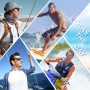 Ulknyss Gafas de Sol Hombre Polarizadas Gafas Deportivas Protección UV Lentes de Sol para Hombre Conducir Running Pesca Viajes
