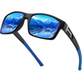 Ulknyss Gafas de Sol Hombre Polarizadas Gafas Deportivas Protección UV Lentes de Sol para Hombre Conducir Running Pesca Viajes