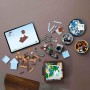 LEGO Minecraft Mesa de Trabajo Maqueta para Adultos Inspirada en el Videojuego con Figuras, Criaturas y Biomas del 15