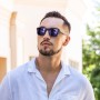 Farrobor Gafas de Sol Hombre Polarizadas Clásicas Gafas de Sol Cuadradas Lentes de sol Hombre y Mujer Conducir Correr Protección
