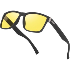 Farrobor Gafas de Sol Hombre Polarizadas Clásicas Gafas de Sol Cuadradas Lentes de sol Hombre y Mujer Conducir Correr Protección