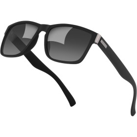Farrobor Gafas de Sol Hombre Polarizadas Clásicas Gafas de Sol Cuadradas Lentes de sol Hombre y Mujer Conducir Correr Protección