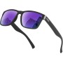 Farrobor Gafas de Sol Hombre Polarizadas Clásicas Gafas de Sol Cuadradas Lentes de sol Hombre y Mujer Conducir Correr Protección