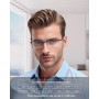 TERAISE Gafas de lectura anti luz azul, ligeras y cómodas gafas de lectura para hombres y mujeres, Lectores luz azul para