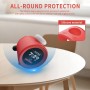 Funda para Switch Alarmo + 1 lámina de cristal + 2 en 1 Funda para Alarmo Protección completa Material PC Robusto 9H Alta