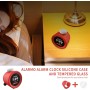 Funda para Switch Alarmo + 1 lámina de cristal + 2 en 1 Funda para Alarmo Protección completa Material PC Robusto 9H Alta