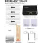 TERAISE Gafas de lectura anti luz azul, ligeras y cómodas gafas de lectura para hombres y mujeres, Lectores luz azul para