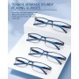 TERAISE Gafas de lectura anti luz azul, ligeras y cómodas gafas de lectura para hombres y mujeres, Lectores luz azul para