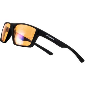 Horus X ® • Gafas Gaming • Gafas Luz Azul Gafas Para Ordenador Pantalla | Anti Fatiga & Fatiga Visual | ONE Amber