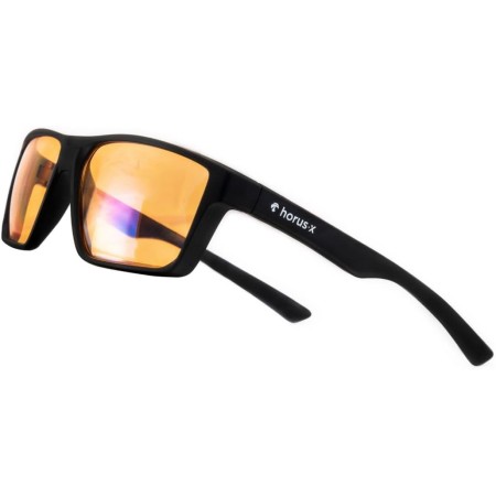 Horus X ® • Gafas Gaming • Gafas Luz Azul Gafas Para Ordenador Pantalla | Anti Fatiga & Fatiga Visual | ONE Amber