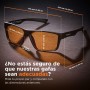 Horus X ® • Gafas Gaming • Gafas Luz Azul Gafas Para Ordenador Pantalla | Anti Fatiga & Fatiga Visual | ONE Amber