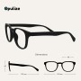 OPULIZE Pop Gafas de Lectura Pack de 4 Redondas Negro, Azul, Verde Musgo y Gris Mate Satinado Bisagras con Muelle Resistentes a