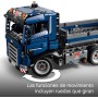 LEGO Technic Volquete Basculante, Vehículo de Obra y Construcción de Juguete, Camión Azul para Construir con Dirección y Caja