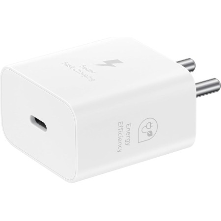 Cargador de red SAMSUNG FAST 25W USB C sin cable blanco