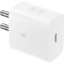 Cargador de red SAMSUNG FAST 25W USB C sin cable blanco