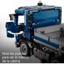 LEGO Technic Volquete Basculante, Vehículo de Obra y Construcción de Juguete, Camión Azul para Construir con Dirección y Caja