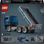 LEGO Technic Volquete Basculante, Vehículo de Obra y Construcción de Juguete, Camión Azul para Construir con Dirección y Caja