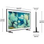 SAMSUNG Barra de Sonido HW-S61D/ZF - Subwoofer Integrado, Dolby Atmos Inalámbrico, Q-Symphony y SpaceFit Sound Pro