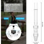 Repetidor WiFi Potente Exterior para Larga Distancia WAVLINK AC1200, Amplificador de Señal WiFi Exterior Doble Banda 2.4G + 5G,