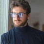 ZENOTTIC Gafas Filtro Luz Azul,Gafas Presbicia Hombre - Montura Cuadrada Antirreflejos para Deporte y Computadora,Gafas de