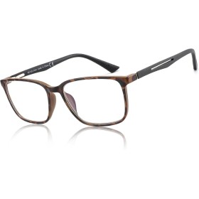 ZENOTTIC Gafas Filtro Luz Azul,Gafas Presbicia Hombre - Montura Cuadrada Antirreflejos para Deporte y Computadora,Gafas de
