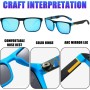 DKDDSSS 3 Pares Gafas de Sol Polarizadas Hombre Mujer, Gafas Polarizadas, Protección UV
