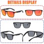 DKDDSSS 3 Pares Gafas de Sol Polarizadas Hombre Mujer, Gafas Polarizadas, Protección UV