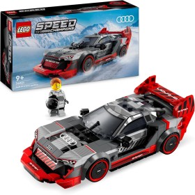 LEGO Speed Champions Coche de Carreras Audi S1 e-Tron Quattro Vehículo de Juguete de Construcción con Minifigura de Piloto,