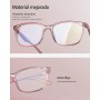 ANRRI Gafas de bloqueo de luz azul, filtro de luz azul, gafas para videojuegos, protección UV para PC, teléfono móvil y