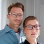 OPULIZE INK Gafas de Lectura - Pack de 3 - Montura Rectangular Grande - Hombre Mujer - Bisagras de Muelle - RRR4