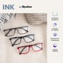 OPULIZE INK Gafas de Lectura - Pack de 3 - Montura Rectangular Grande - Hombre Mujer - Bisagras de Muelle - RRR4