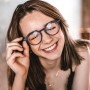 ZENOTTIC Gafas de Lectura de Bloqueo de Luz Azul Lentes Antirreflejos Gafas Retro de Ligero Marco Redondo para Hombres y Mujeres
