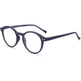 ZENOTTIC Gafas de Lectura de Bloqueo de Luz Azul Lentes Antirreflejos Gafas Retro de Ligero Marco Redondo para Hombres y Mujeres