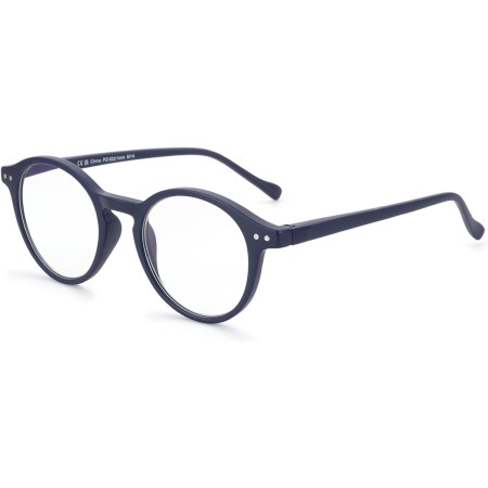 ZENOTTIC Gafas de Lectura de Bloqueo de Luz Azul Lentes Antirreflejos Gafas Retro de Ligero Marco Redondo para Hombres y Mujeres
