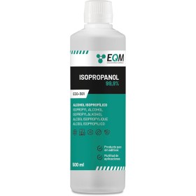 EQM - ECO-301 - Alcohol Isopropílico 99,9% - 500 ML - Isopropanol - Limpieza componentes electrónicos, objetivos y pantallas -