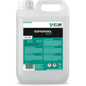 EQM - ECO-301 - Alcohol Isopropílico 99,9% - 5L - Isopropanol - Limpieza componentes electrónicos, objetivos y pantallas -